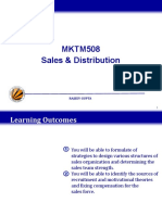 MKTM508 Sales & Distribution: Rajeev Gupta