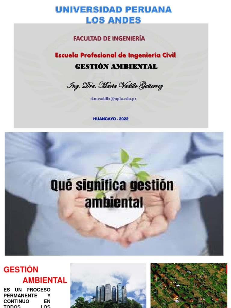 GEST AMB 1 Semana | PDF | Sustentabilidad | Entorno natural