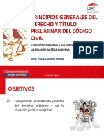 Principios Generales Del Derecho Y Título Preliminar Del Código Civil