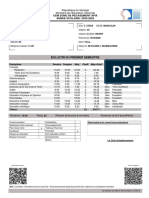 Bulletin Du Premier Semestre: Cem Zone de Recasement Apix ANNEE SCOLAIRE: 2022-2023