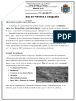 Atividades História e Geografia 4° Ano 01.03.2021-12.03.2021