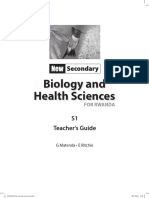 Biology and Health Sciences: Secondary
