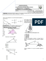 Evaluación final de trigonometría para recuperación del segundo período