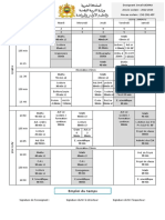 Emploi Du Temps