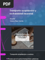 CLASE Transporte Axoplásmico y Excitabilidad Neuronal