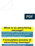 Chapter 8-Advertising Message Formulation, COPY and LAYOUT
