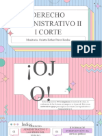 Derecho Administrativo Ii I Corte: Monitoria, Orietta Esther Pérez Reales