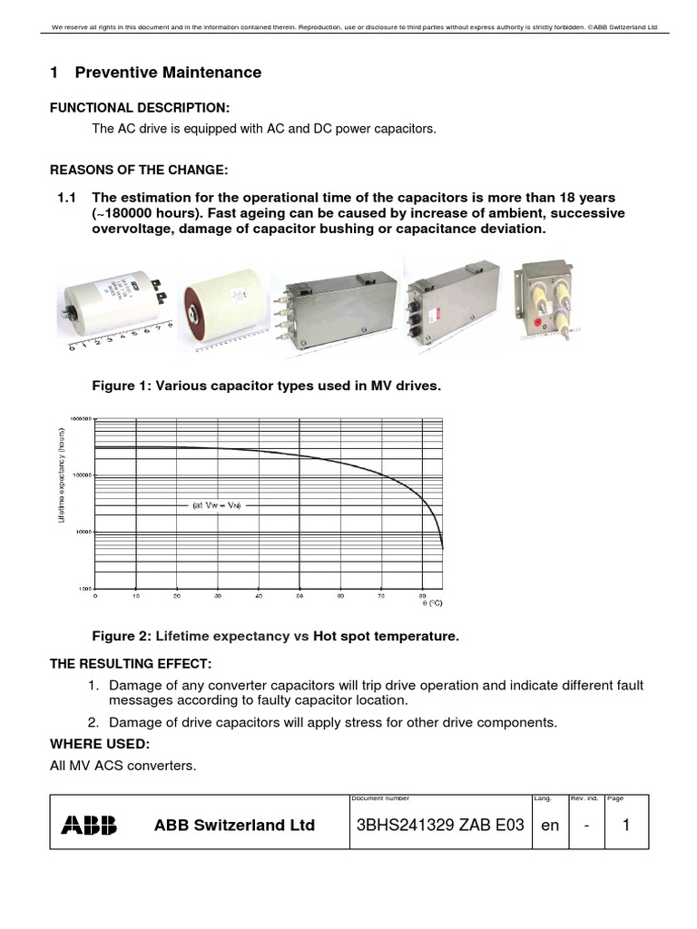 Capacitor Maintenance in MV Drives | PDF | Technology & Engineering