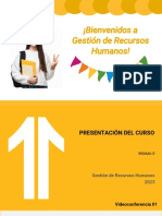 ¡Bienvenidos A Gestión de Recursos Humanos!