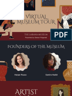 Colorful Vintage Illustrative Virtual Museum Presentation