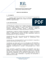 Termo de Referência: Instituto de Educação E Pesquisa Do MPRJ