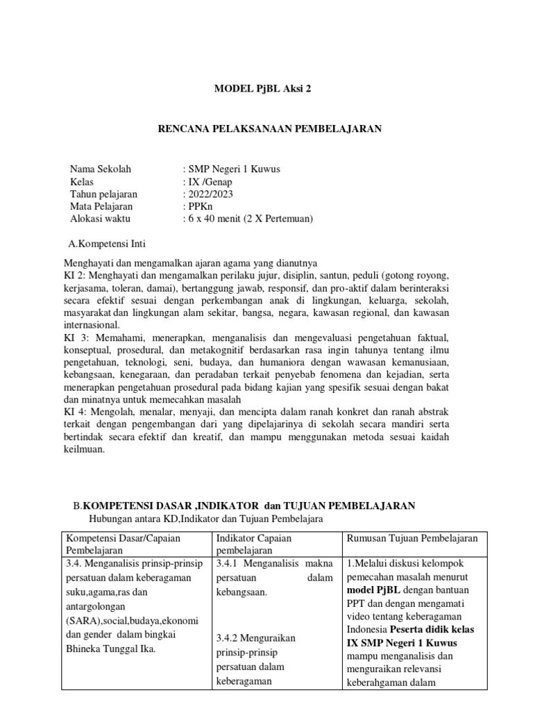 Prinsip Persatuan dalam Keberagaman | PDF