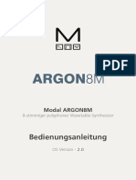 Bedienungsanleitung: Modal ARGON8M