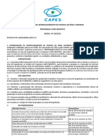 Coordenação de Aperfeiçoamento de Pessoal de Nível Superior Programa Capes-Brafitec EDITAL #33/2022