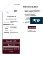 Código Web: A93830 Monto: S/. 126 Fecha Preinscripción: 2023-04-01 11:49:30