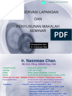 Observasi Lapangan DAN: Disampaikan Oleh: Ir. Nasirman Chan