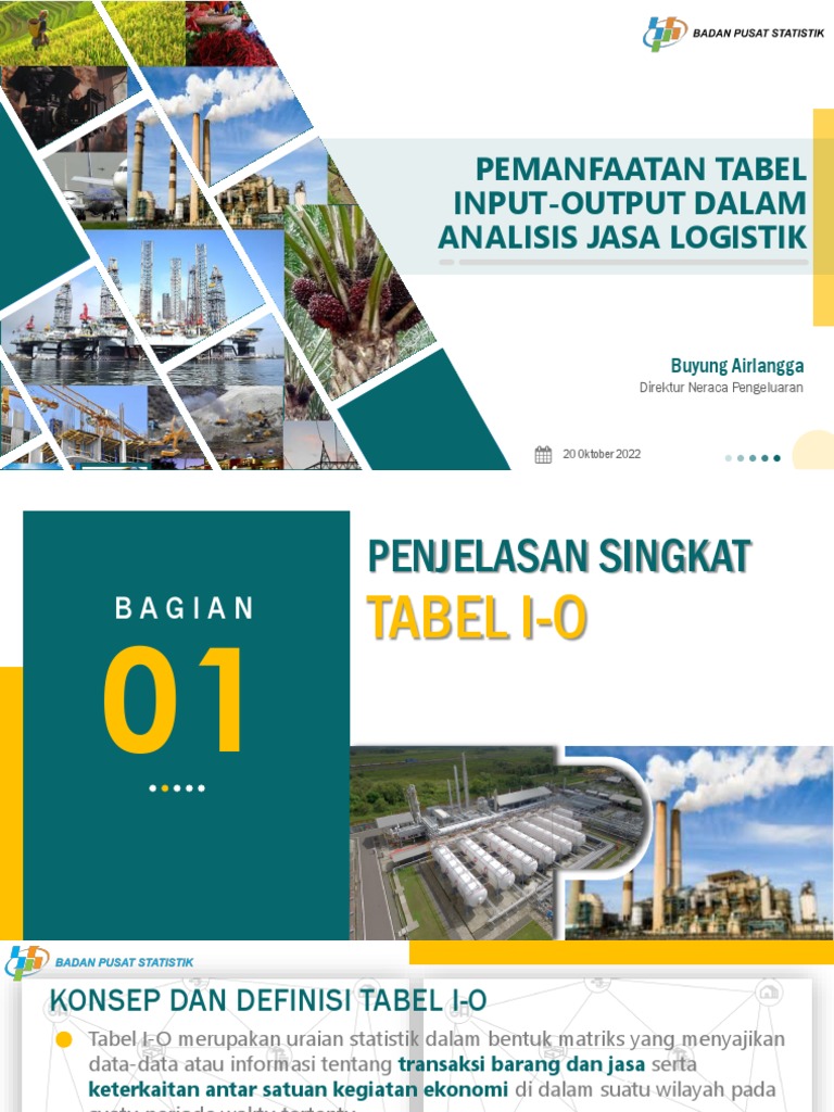 Analisis Tabel Input-Output Logistik | PDF