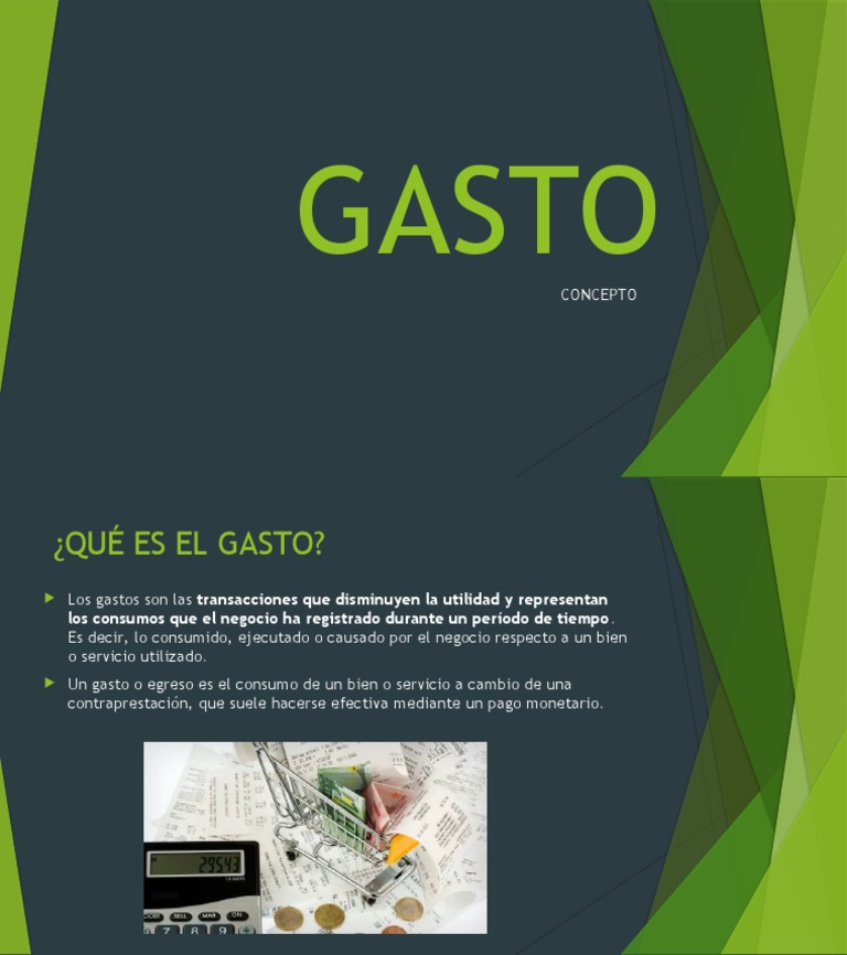 Concepto de Gasto | PDF