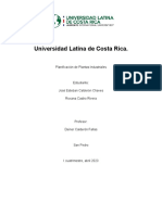 Universidad Latina de Costa Rica.: Planificación de Plantas Industriales