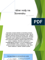 Minerálne Vody Na Slovensku