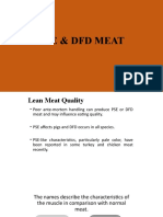 Pse & DFD Meat