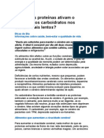 Por Que As Proteínas Ativam o Cérebro e Os Carboidratos Nos Deixam Mais Lentos