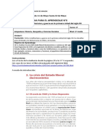 Guia para El Aprendizaje N°6: Fecha de Entrega Desde 11 de Mayo Hasta 22 de Mayo