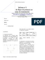 Análisis flujos potencia sistemas transmisión