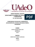 Unidad Regional Guasave Departamento Académico de Ciencias Sociales Y Humanidades Lic. en Psicología