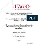 Departamento Académico de Ciencias Sociales Y Humanidades Programa Educativo de Licenciatura en Psicología