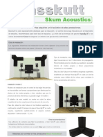 Trampas de graves (Bass traps) - Skum Acoustics