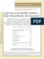 Hip Pain and Mobility Deficits 2017