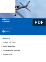 AERO3261 Propellers: Ass. Prof Dries Verstraete