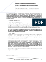 Profesor Operativiza El Proceso de Aprendizaje en Función Del Grupo y Tiempo Asignado, Alineado Al Programa Analítico de La Asignatura"