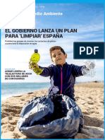 El Gobierno Lanza Un Plan para Limpiar' España: y Medio Ambiente