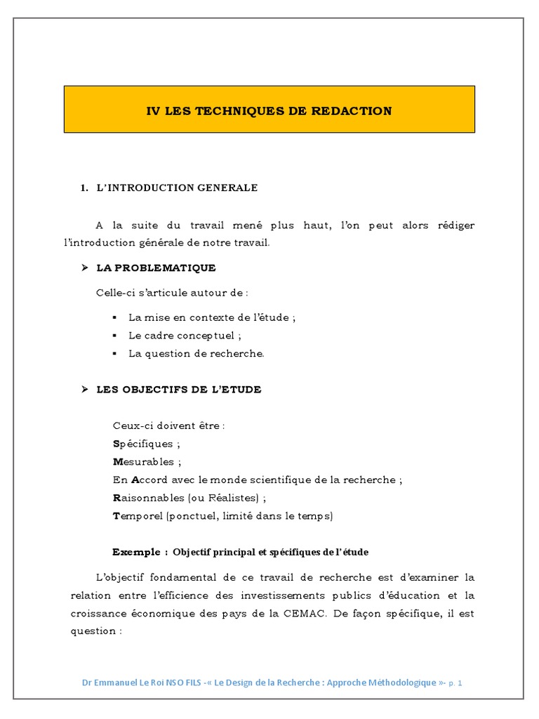 Iv Les Techniques de Redaction | PDF | Croissance économique | Guillemet