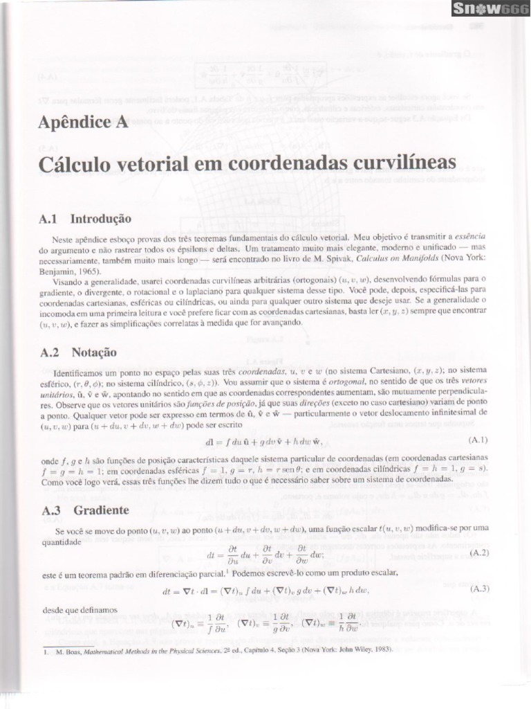 Griffiths - Apêndice A | PDF