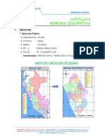 Capitulo 4 Memoria Descriptiva: Mapa de Ubicación Regional