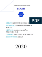 Senati: Curso: Profesor: Alumno