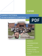 Proyecto Sociocomunitario Solidario 2018