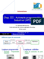 Chap. III: Automate Programmable Industriel (API) : Automatisme