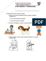 Examen de Ciencia Y Tecnología: "Sagrado Corazón de Jesús"