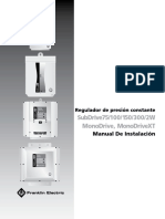 Subdrive75/100/150/300/2W Monodrive, Monodrivext: Manual de Instalación