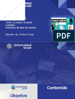 Contabilidad: Tema: La Cuenta. Ecuación Contable/ Estructura Del Plan de Cuentas