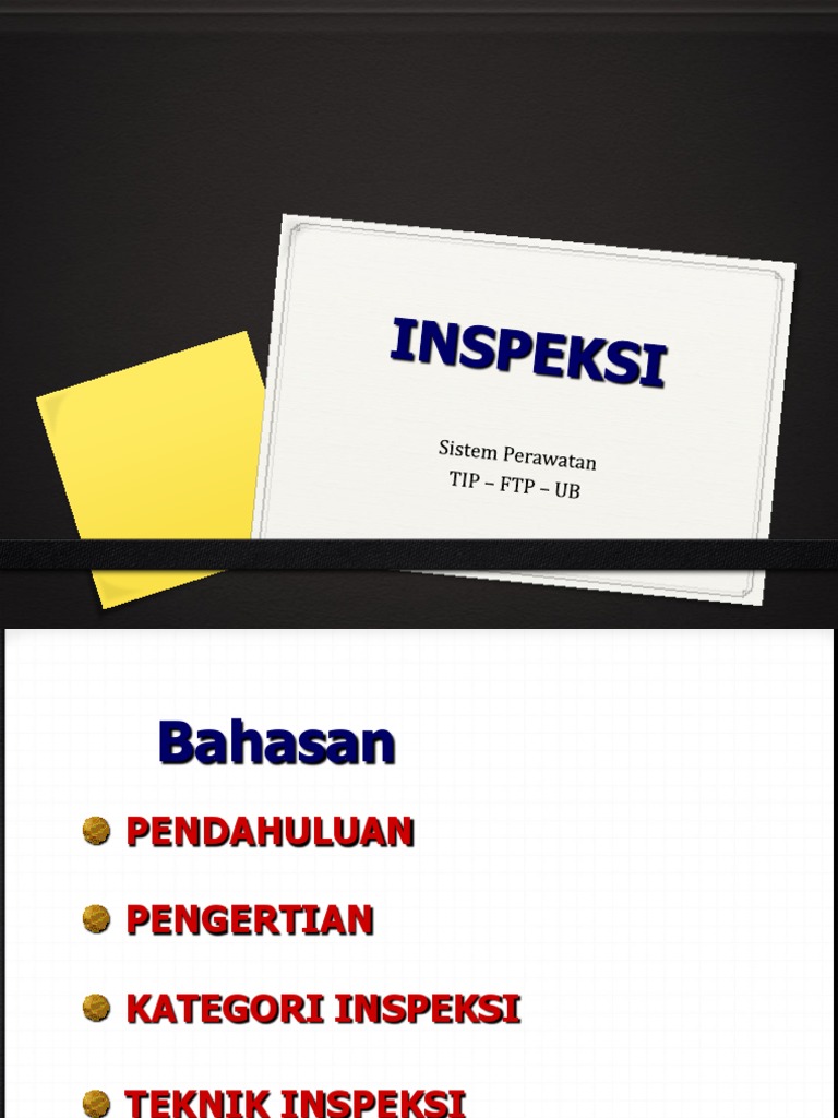 Panduan Lengkap Teknik Inspeksi | PDF | Bisnis