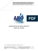 Administracion Del Riesgo Operativo Manual Del Usuario