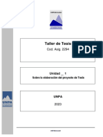 Texto Base - Taller de Tesis Unidad 1 2023