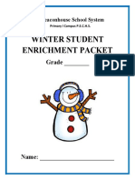 Winter Student Enrichment Packet