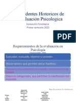 Historia de Evaluación 2023