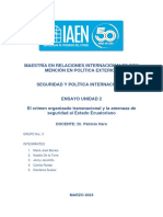 Maestría en Relaciones Internacionales Con Mención en Política Exterior